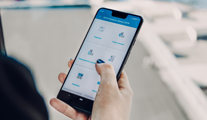 VGTU „Karjeros dienos 2019“ pristato naujovę – mobiliąją aplikaciją